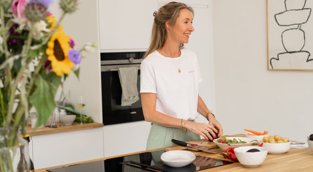 Danuta in de keuken