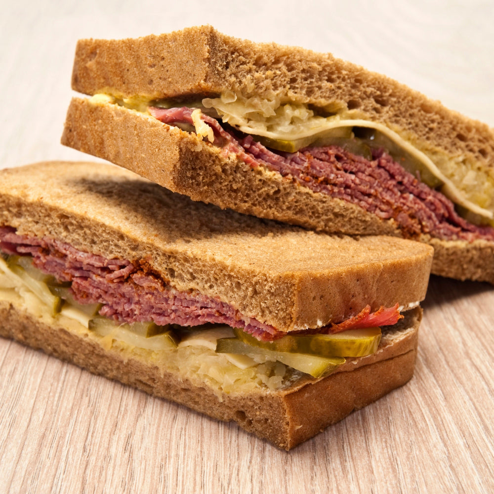 Reuben style sandwich